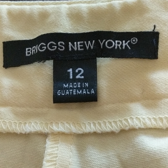 Briggs New York, yellow, size 12, Bermuda shorts - Picture 6 of 6
